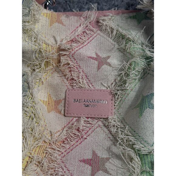 Y2K 00’ star pattern , streetwear nyc bag - Picture 5 of 7